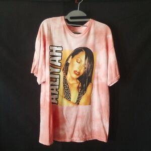 Vintage Alliyah Pink Tye Dye T Shirt Women’s XL